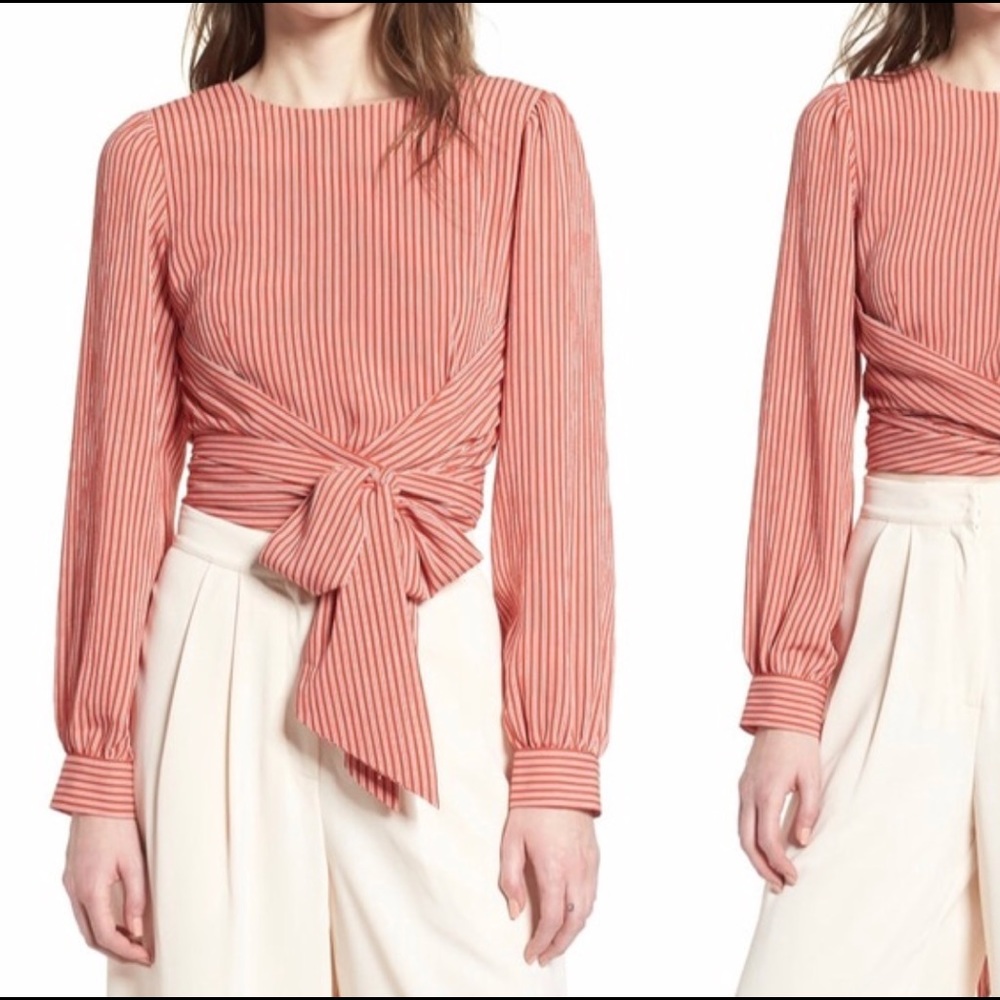 Chriselle Lim x JOA shirt NWT multi-style striped